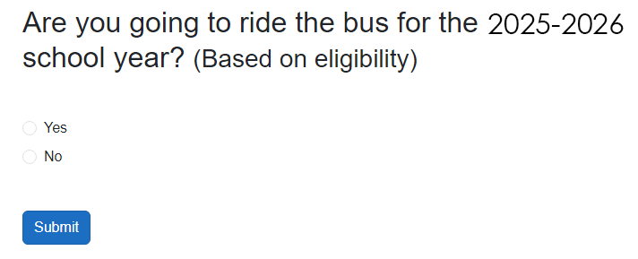 Transportation Registration